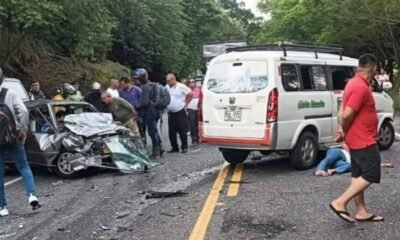 Ingresantes Fotos de Vehículo Tras Fatal Acccidente en La Vía Honda