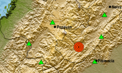 SISMO Superficial en el departamento de Huila; Epicentro y detalla