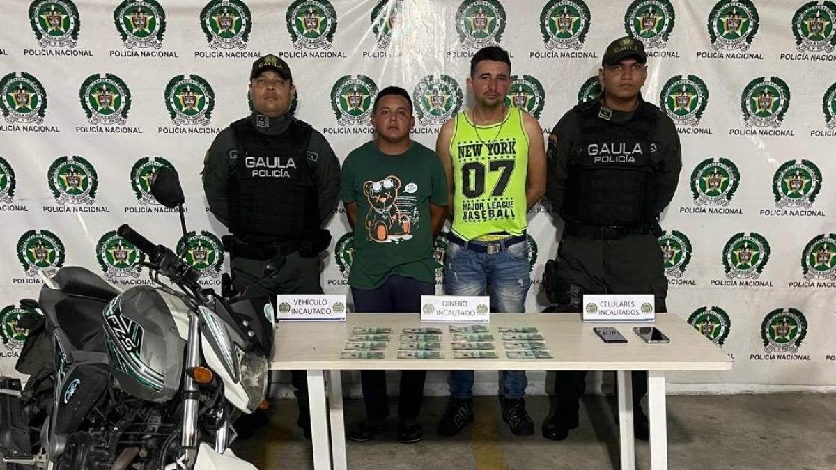 Capturados por Extorsión en el ácea metropolitana
