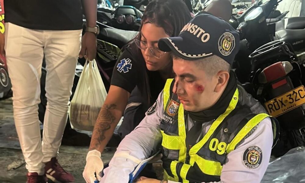 Motorizado en Estado de Embriaguez Agredio A Dos Guardas de Tránsito y Luego Emprendió La Fuga