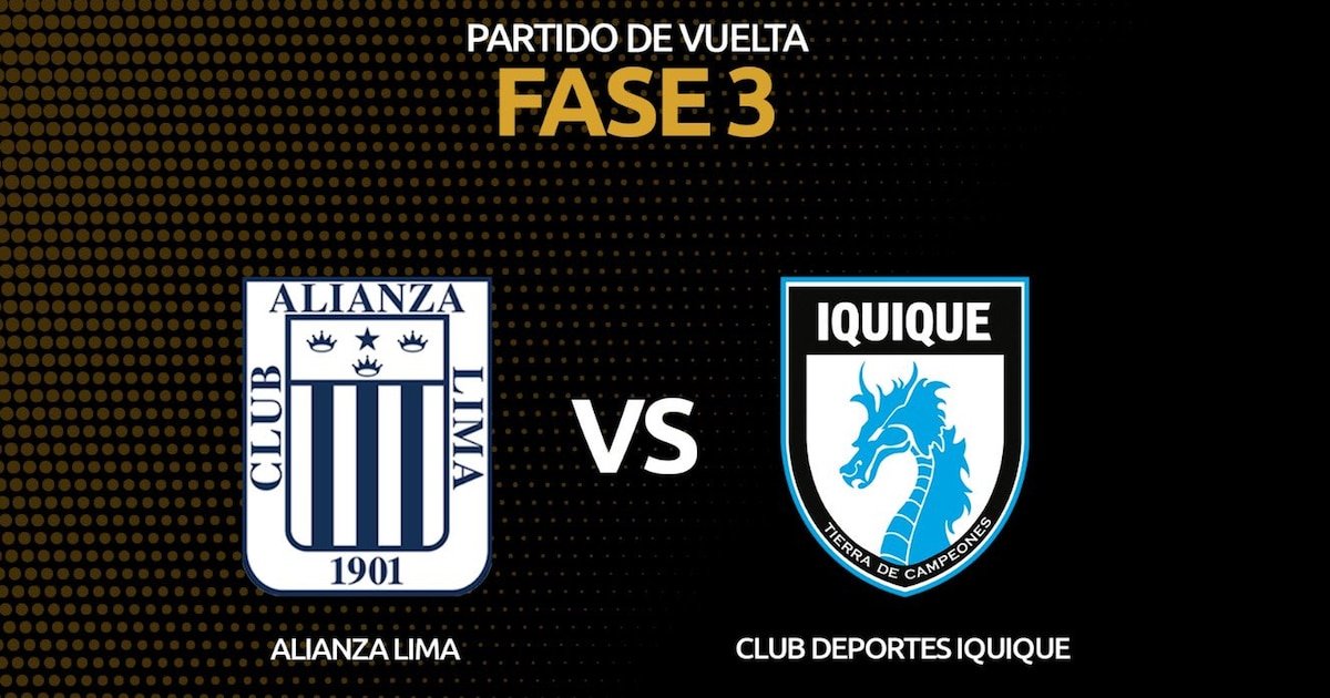 Alianza Lima vs Deportes Iquique EN VIVO HOY: minuto a minuto en Matute por fase 3 vuelta de la Copa Libertadores 2025