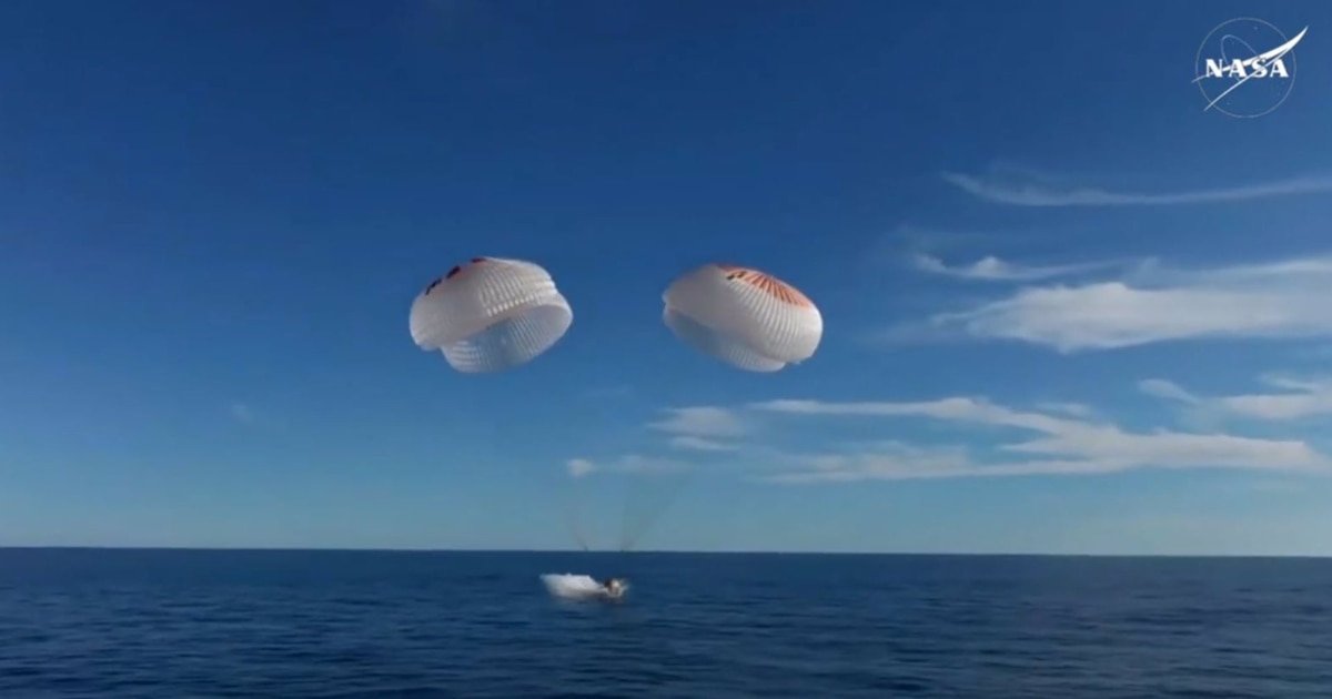 Así fue el regreso de los astronautas de la NASA tras pasar nueve meses varados en el espacio