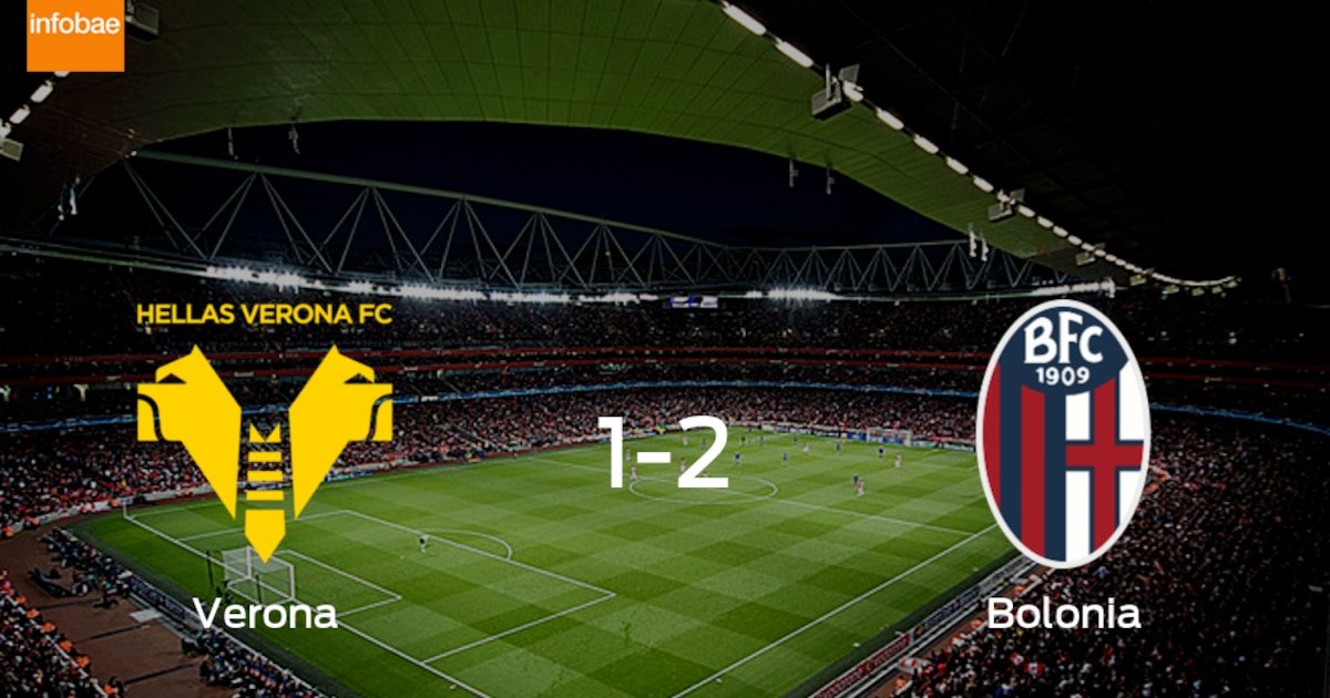 Bolonia suma tres puntos frente a Hellas Verona 2-1