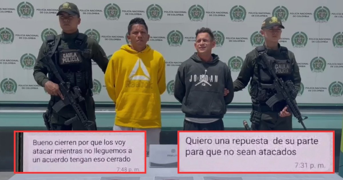 Con panfletos y amenazas vía Whatsapp simulaban ser miembros de ‘Los Satanás’ para extorsionar a comerciantes en Bogotá