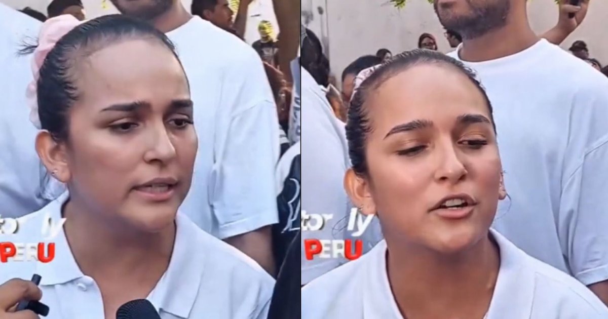 Daniela Darcourt fue encarada por asistente a la marcha nacional contra la inseguridad: “No trates de quedar bien”