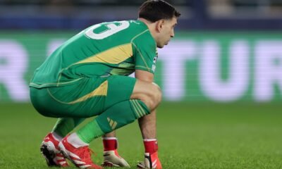 El Aston Villa del Dibu Martínez iguala con el Brujas y se acerca a los cuartos de final de la Champions League