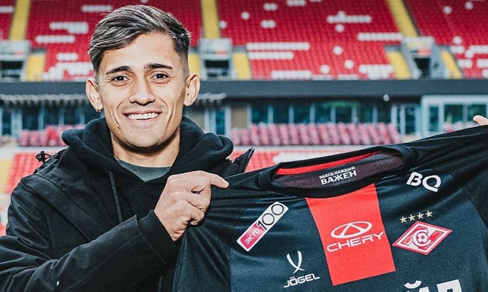 Enorme debut de Pablo Solari en Rusia: ingresó desde el banco y en 20 minutos marcó un gol en el Spartak Moscú