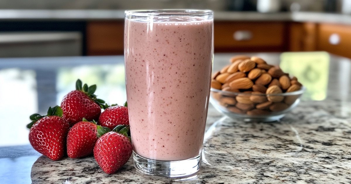 Fresas y leche de almendras: este es el batido rico en colágeno que rejuvenece la piel y fortalece el cabello y las uñas