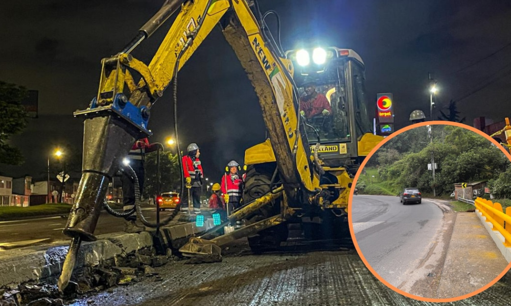 IDU avanza en la rehabilitación vial en Bogotá: más de 4.000 metros cuadrados intervenidos en la Avenida Circunvalar