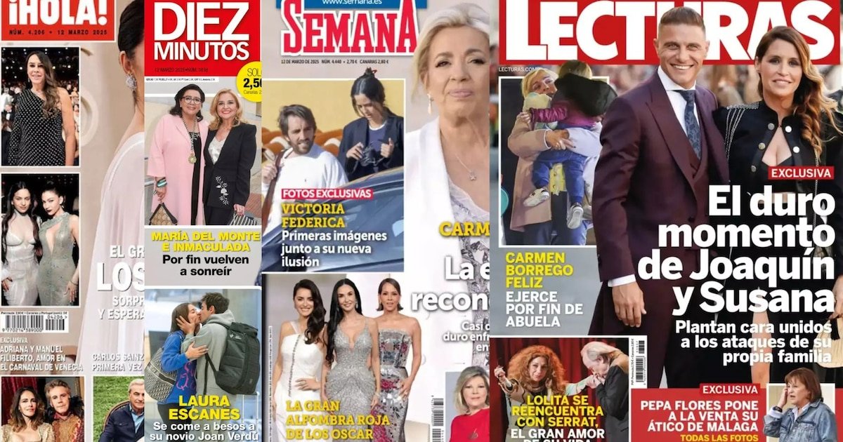 Las revistas del corazón esta semana: las fotos exclusivas de Victoria Federica junto a su nueva pareja