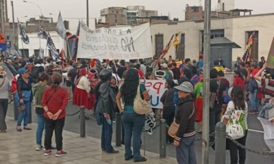 Marcha nacional contra la inseguridad ciudadana de hoy viernes 21 de marzo EN VIVO últimas noticias Paul Flores Armonia 10 Corazón Serrano artistas lima regiones fotos videos