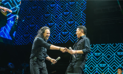 Marco Antonio Solís sorprendió en Paraguay con un dueto junto a un cantante colombiano