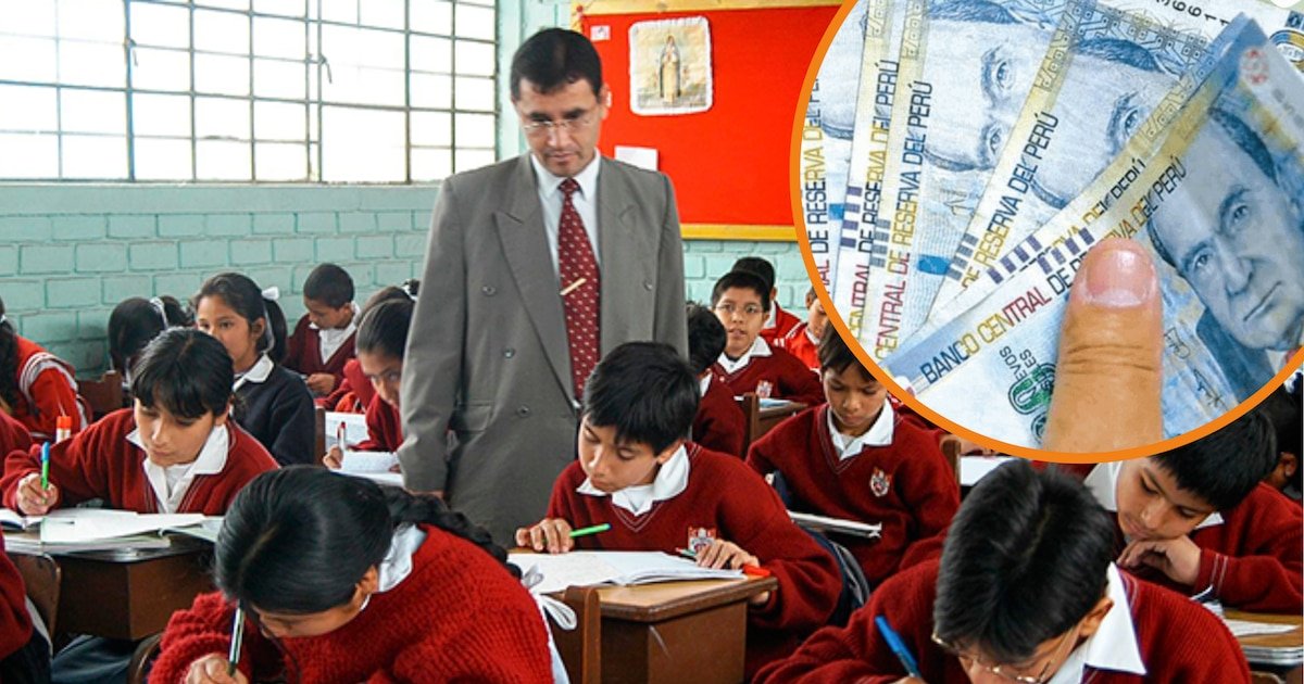 Minedu: Sueldo de docentes en Perú aumentará hasta en S/1.120 hasta finalizar el 2025