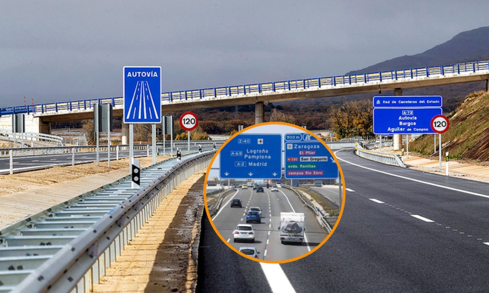 Por qué las señales de las autopistas y autovías son azules