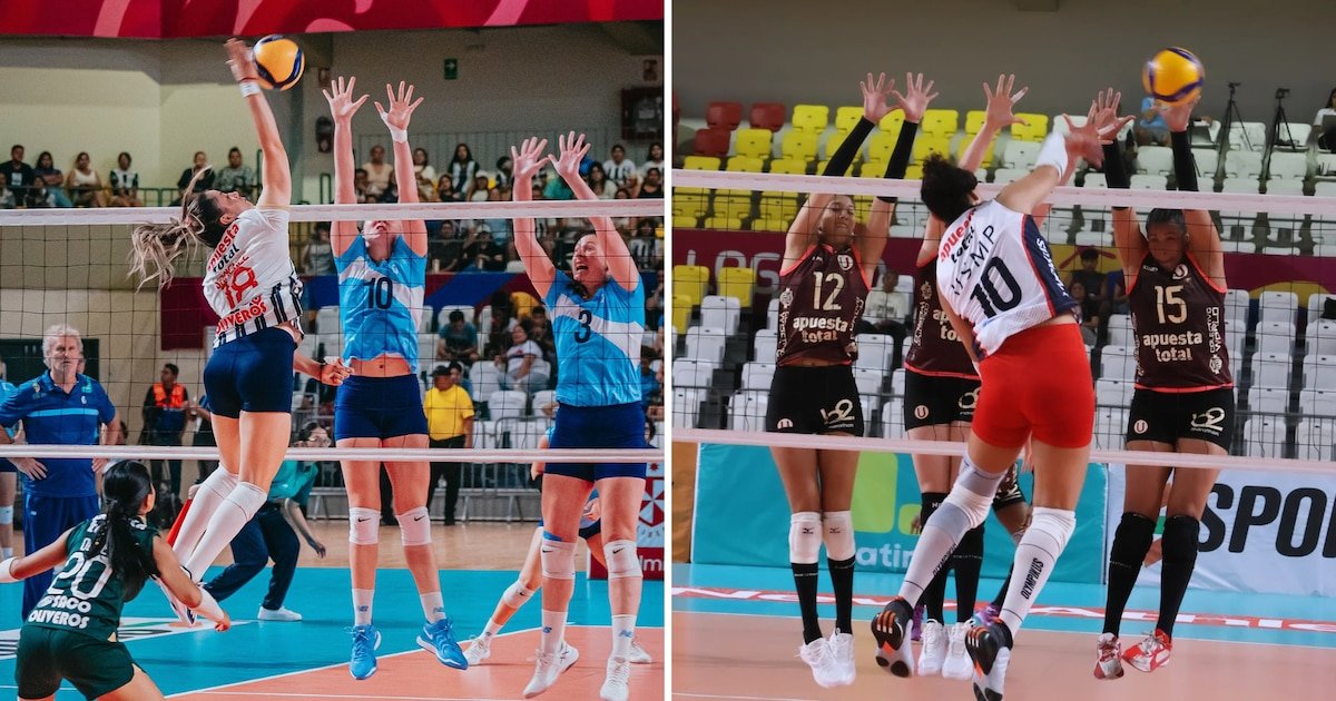 Programación de la fecha 6 de la Fase 2 de la Liga Peruana de Vóley 2025: partidos, horarios y canales de TV