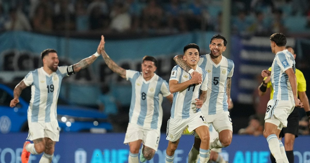 Sin Messi, Argentina le ganó con autoridad a Uruguay y quedó a un paso del Mundial 2026