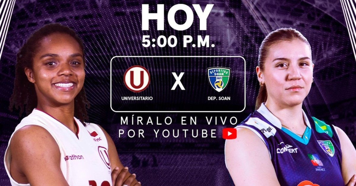 Universitario vs Deportivo Soan EN VIVO HOY: punto a punto del partido por el octogonal final de la Liga Peruana de Vóley 2025