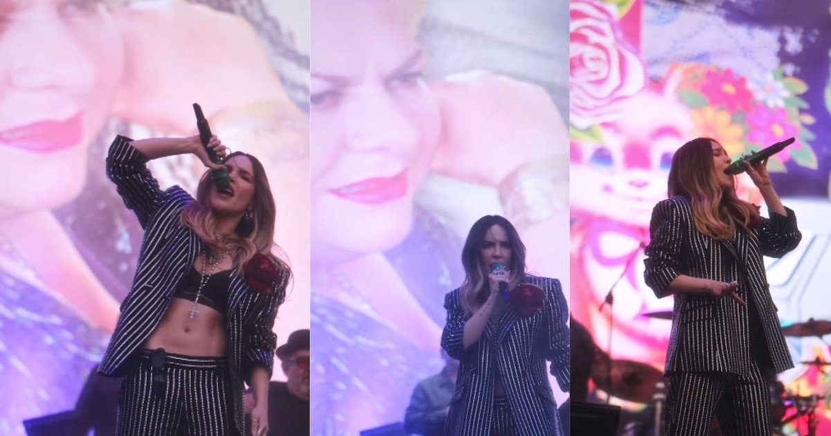 ¿Indirecta a Nodal? Así fue el homenaje de Belinda a Paquita con su tema “Rata de dos patas” en el Vive Latino
