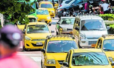 Taxistas Protestan en Barranquilla Contra Nuevo Taxí Metro y Carril Exclusivo de Transmetro