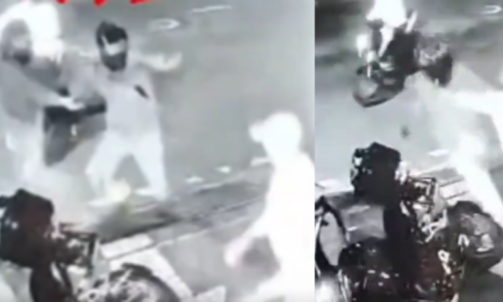 Vigilante se Enfentó a Tres Hombres Armados y Frustró el Robo de una Motocicleta en Bogotá