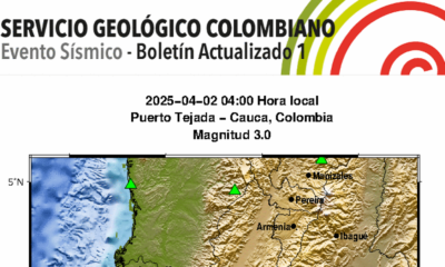 Temblor en Colombia | En valle, cauca y en dos departamentos más sinteron fuerte sismo: este es lo que se sabe