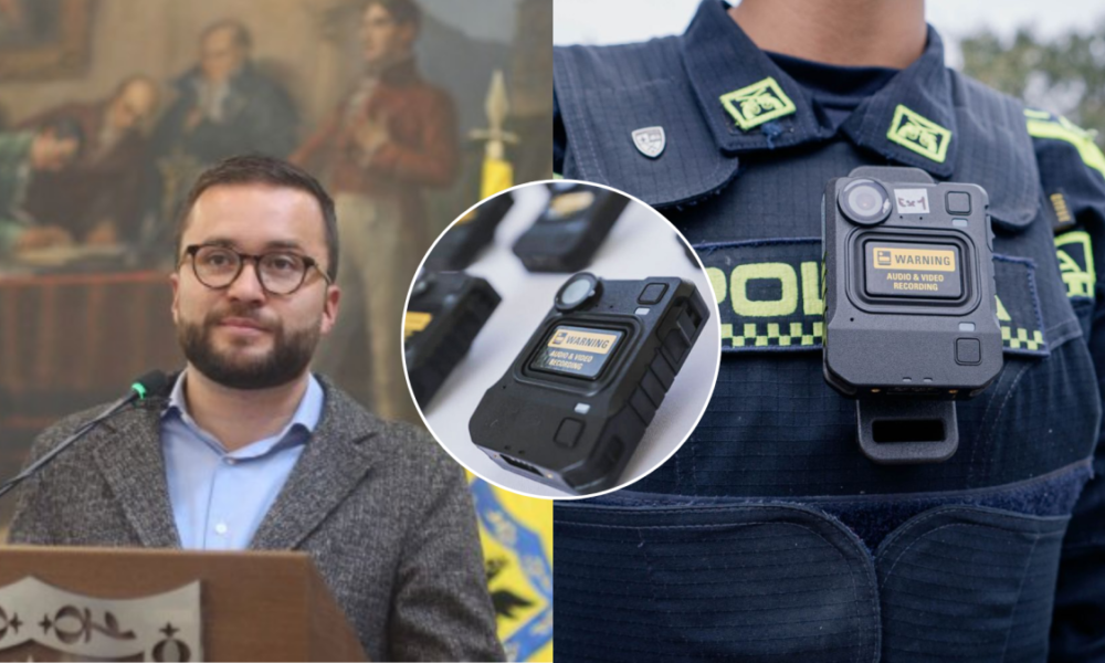 Conceptal Andrés Barrios Denuncia Inoperatividad de 400 Cámaras Corporales de la Policía de Bogotá: 'Es Frustrante'
