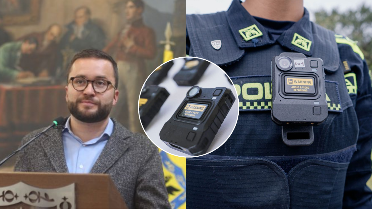 Conceptal Andrés Barrios Denuncia Inoperatividad de 400 Cámaras Corporales de la Policía de Bogotá: 'Es Frustrante'