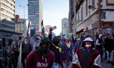 Líder Indígena Tras perturbaciones de la Minga en Las Marcha de Hoy