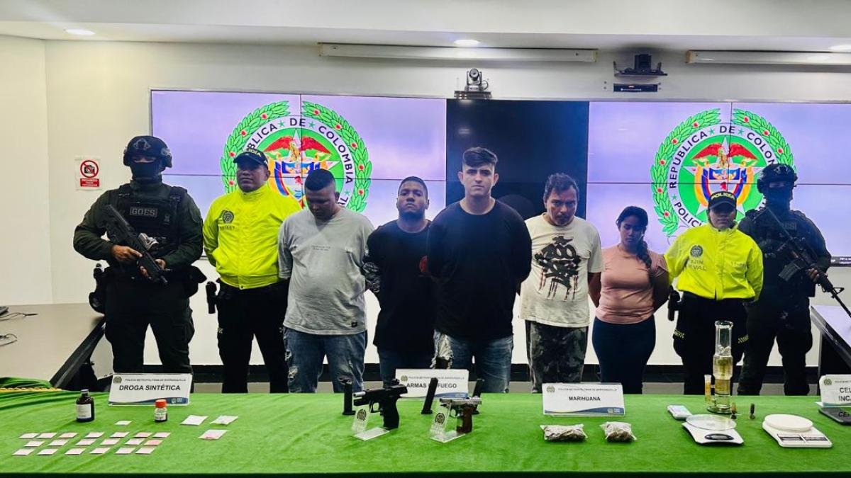 Capturados por distribución de Drogas en Fiestas y Colegios