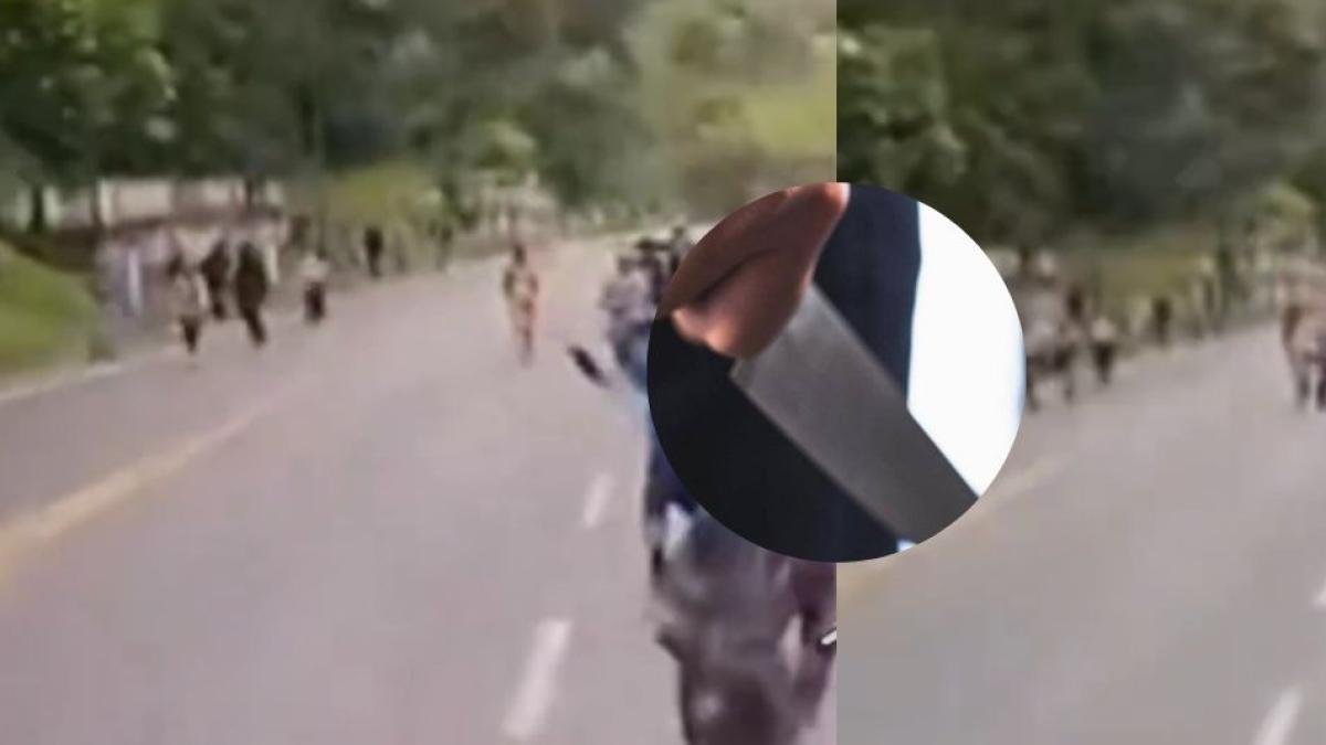 Personas pretendía Detener Con Palos un Camión de Carga en el TÚnel del Boquerón en la Vía Bogotá - Villavicencio