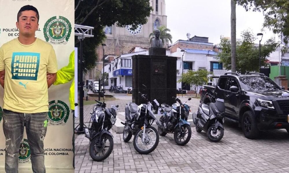 Cayó 'Cabezón', Hombre que Dirigía Peligrosa Banda que Robaba Carros y Motos en Bucaramanga, Medellín y Bogotá