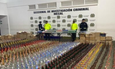 Atacan Con Piedras, Camión que transportaba 2.630 Botellas de Licor Adulterado, Incautado en el Centro de Cali
