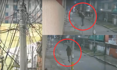 Preocupacia por Ladran Acróbata que se Roba el Cablado de Las Calles Un Barrio en Bogotá: Video