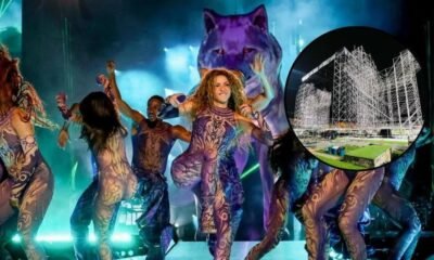 Estas hijo Las Imágenes del Montaje del Concierto de Shakira en Medellín; Cantante envióceta Inquietante MensAJE A FANS