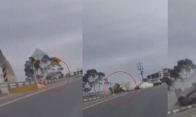 SE Conoce El Video Exacto del Aparatoso Accentione de una tractomula en la Vía Girardot