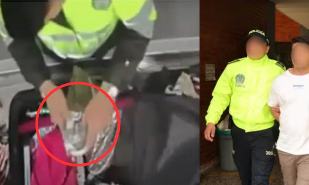 Policía Quedó Grabado Robando de Equipajes en el Aeropuerto el Dorado de Bogotá; Fue enviado una prisión
