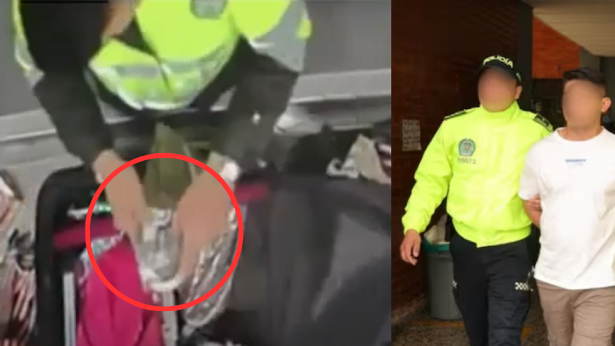 Policía Quedó Grabado Robando de Equipajes en el Aeropuerto el Dorado de Bogotá; Fue enviado una prisión