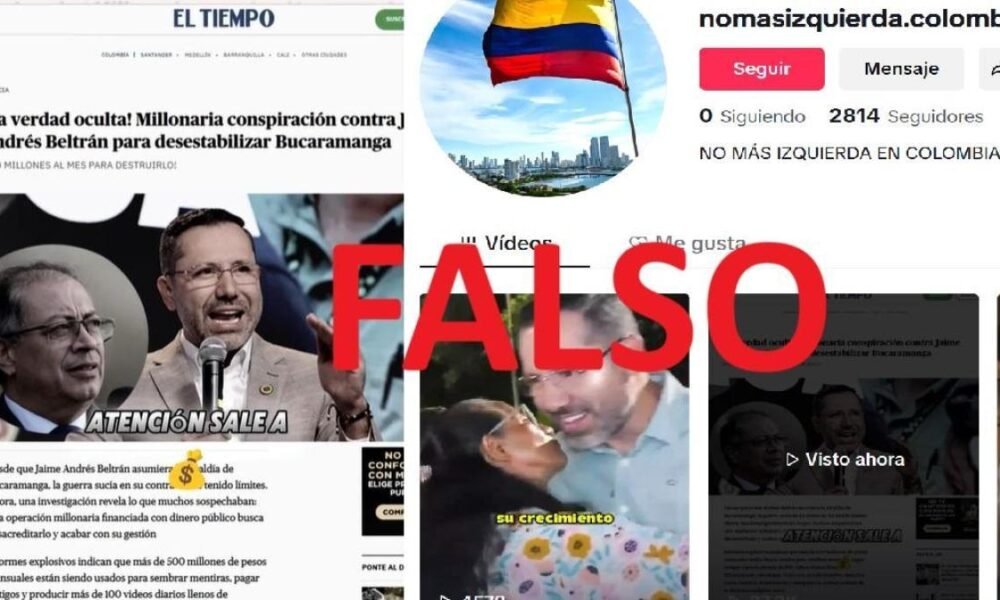 Video Con INFORMACIÓN SOBRE SUPUESTA 'Conspiración Contra Jaime Beltrán' SUPLANTA IMAGEN DE EL TIEMPO