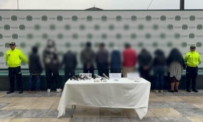 Abuela de 75 Años, Que Andaba Armada, Está Entre Los 10 Capturados por Tráfico de Estupefacientes en Fontibón