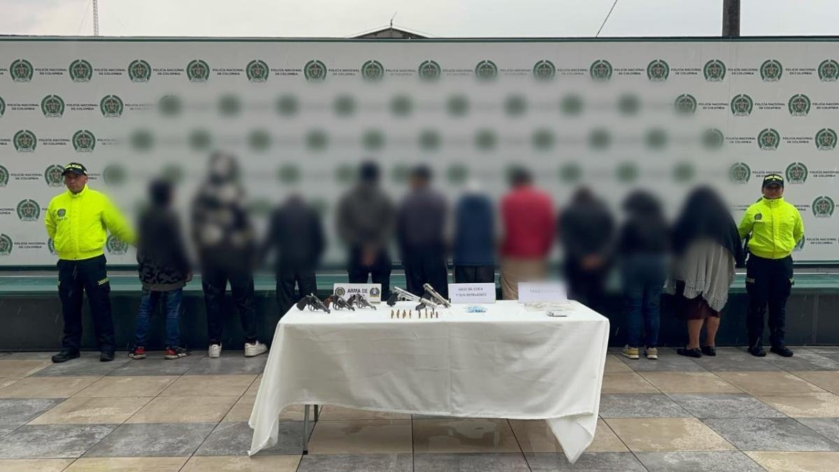 Abuela de 75 Años, Que Andaba Armada, Está Entre Los 10 Capturados por Tráfico de Estupefacientes en Fontibón