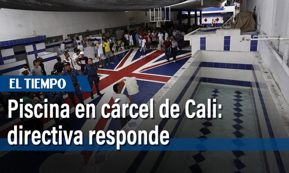 ¿Internos de la cárcel de cali tienen piscina? Director del Penal responde un video viral