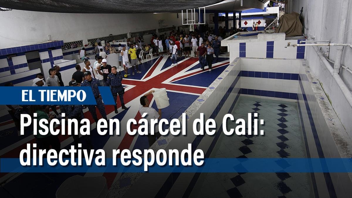 ¿Internos de la cárcel de cali tienen piscina? Director del Penal responde un video viral