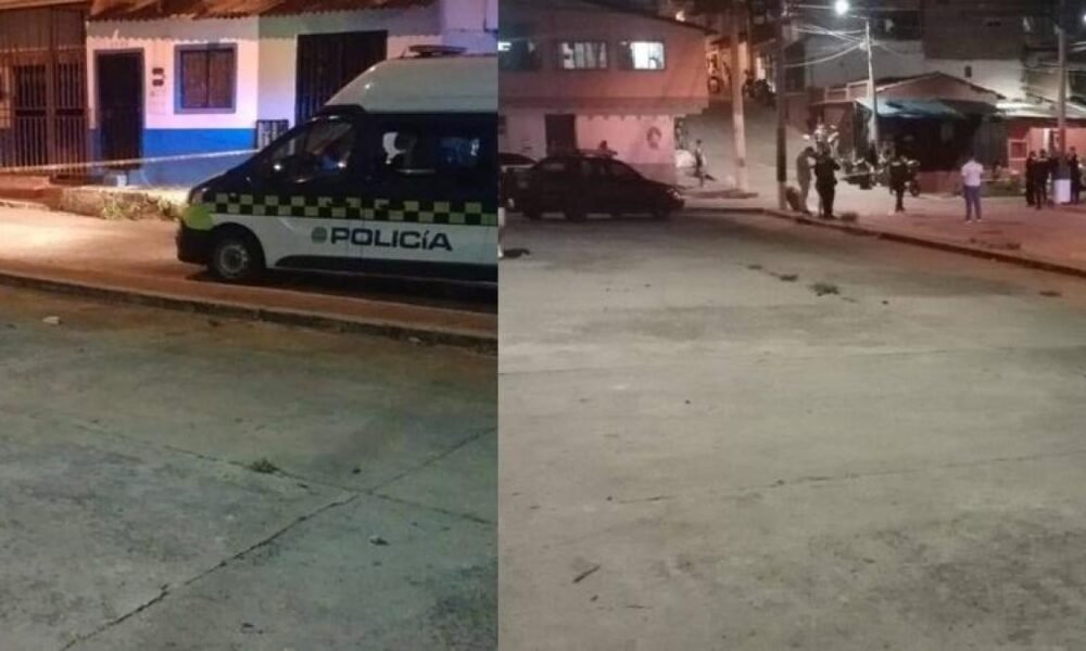 VIDEO DE PRESIONANTE MUESTRA UNA BALACERA QUE DEJÓ UNO MUERTO Y UN HERIDO EN PIEDECUESTA: 15 Personas Participaron