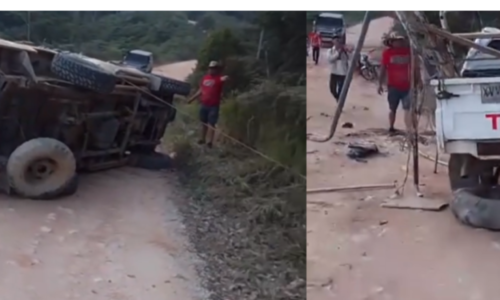 Tres Niños y un adulto mueren en terrible accidente en Bolívar; VIDEO MUESTRA CÓMO QUEDÓ CARRO EN EL QUE VIAJANA