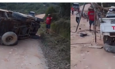 Tres Niños y un adulto mueren en terrible accidente en Bolívar; VIDEO MUESTRA CÓMO QUEDÓ CARRO EN EL QUE VIAJANA