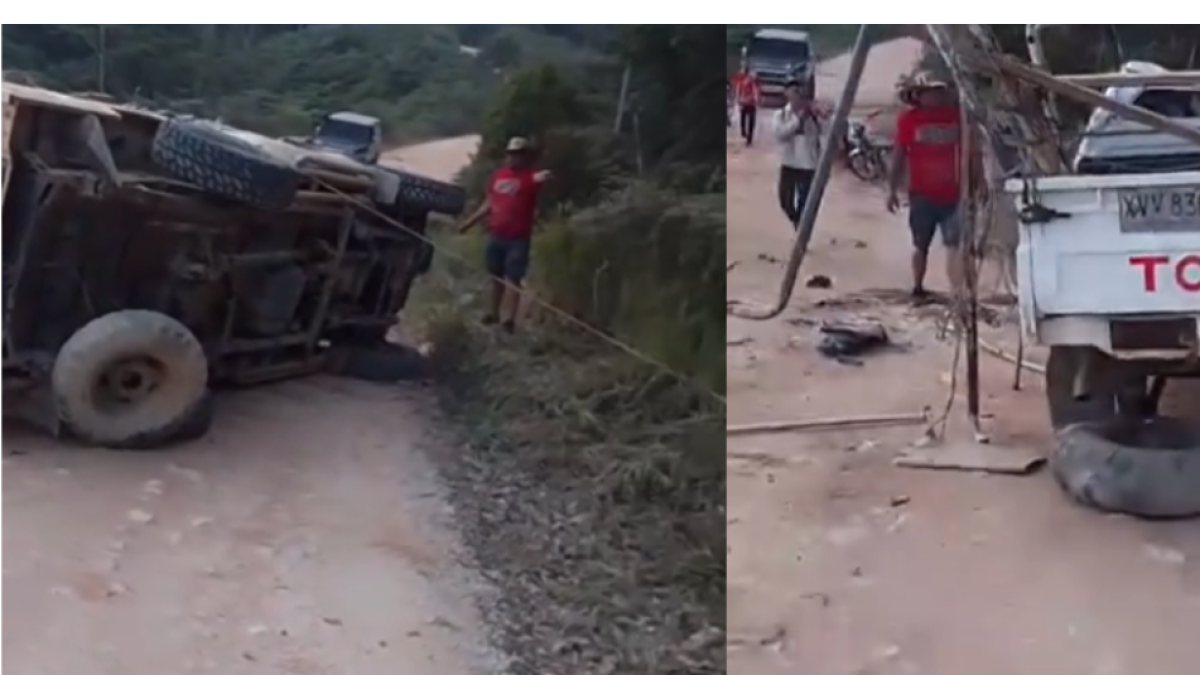 Tres Niños y un adulto mueren en terrible accidente en Bolívar; VIDEO MUESTRA CÓMO QUEDÓ CARRO EN EL QUE VIAJANA