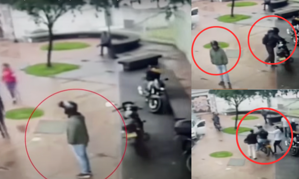 Comunidad Golpeó A Ladrón y Frustró El Robo de Una Moto en Un Casa de Justicia Por Mano