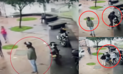 Comunidad Golpeó A Ladrón y Frustró El Robo de Una Moto en Un Casa de Justicia Por Mano