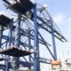 Las Tres megagrúas que operarán en Puerto Antioquia Llegaron Al Muelle Tras Tres Meses de Vije Desde China