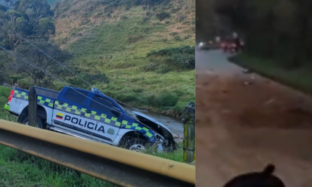 Carga Explosiva La Hizo Perder El Control y Salir de la Carretera